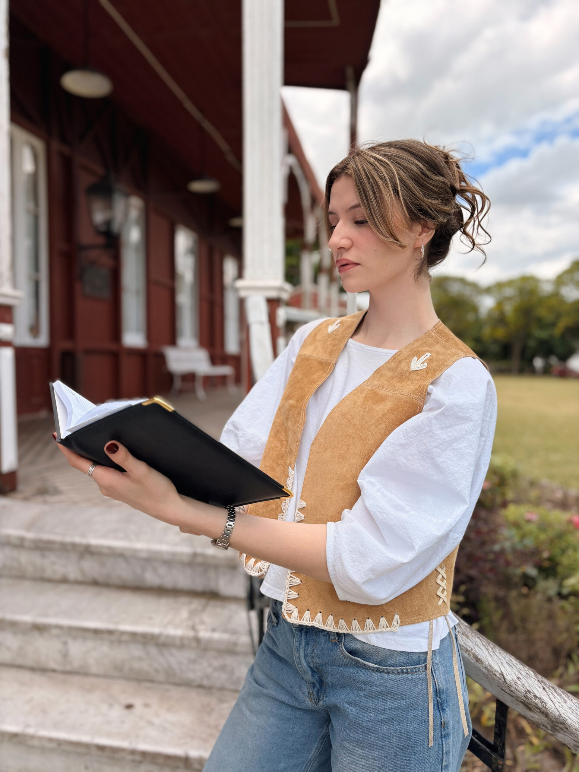 Chaleco Marrón Claro - Imagen 4